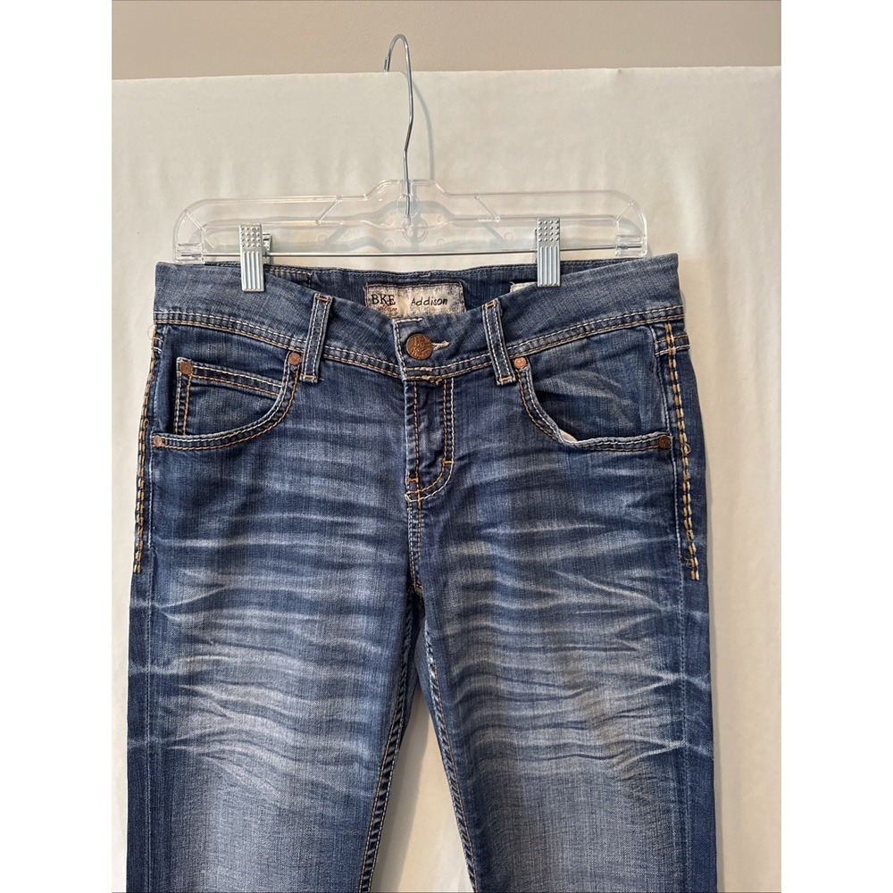 BKE Addison Bootcut Jeans 28X31 1/2 Medium Wash Low Rise Stretch Denim